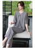 2026 Stylish Chiffon Short-Sleeve T-Shirt Set for Mom: Fashionable Summer Wear for Middle-Aged and Elderly Women