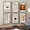 1pc Coffee Guide Espresso Americano Quotes Poster Self-adhesive Art Waterproof Paper Sticker Coffee House Bar Room Wall Decor