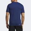 adidas Train Essentials Feelready Logo Training Tee Dark Blue/White Men Streetwear IB8275