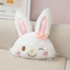 Cartoon Rabbit Plush: Pillow & Blanket Combo for Car/Home