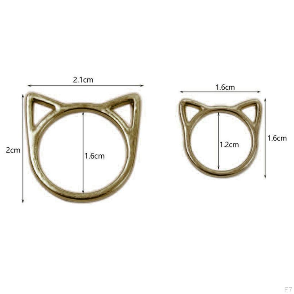 30 Pieces Locking Stitch Markers Set Zinc Alloy Cute Charms Rings Crochet Accessories for