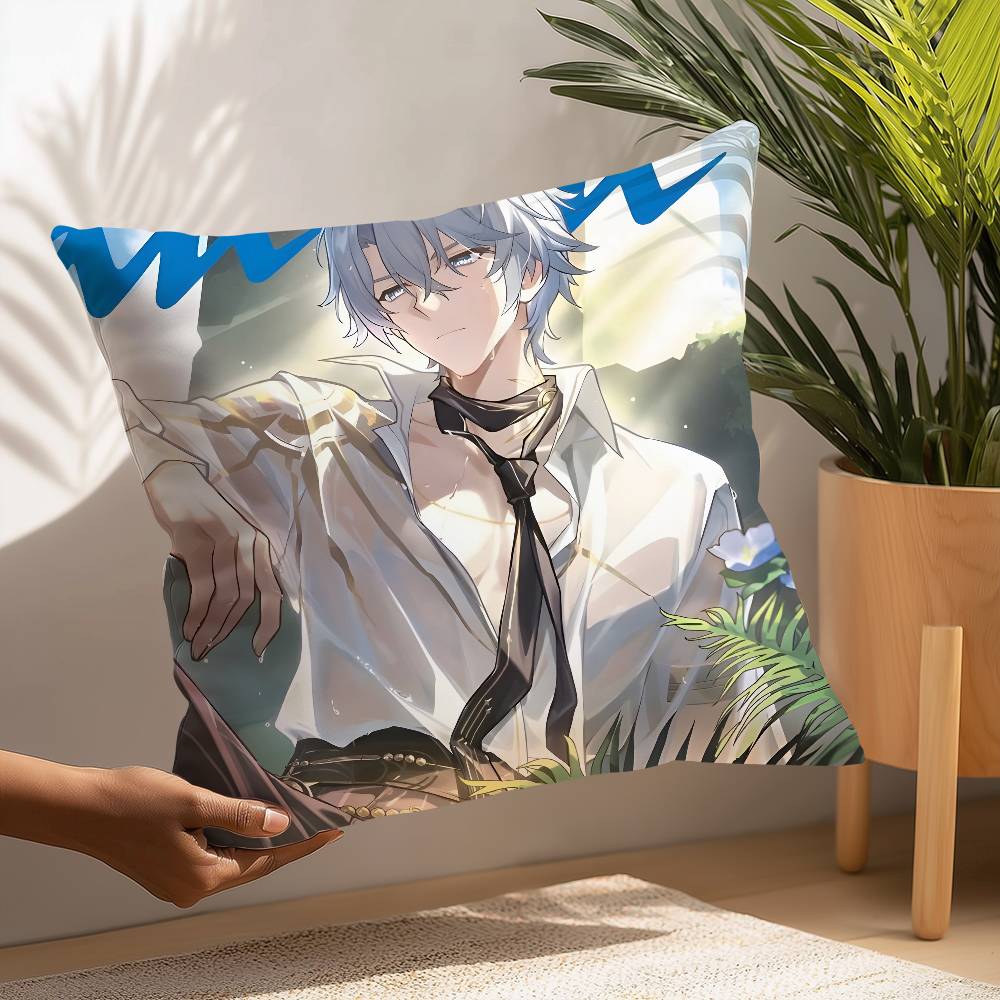 Video Game Phainon Honkai S-Star Rail Pillow Case Plush Fabric Soft Pillowcase Double Sided Print Cushion Cover Household Gifts