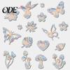 Detachable Window Sticker Butterflies Self-adhesive Rainbow Prism Suncatcher Decorate Glass Decal Home Decor Supplies