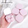 Portable Leak-Proof Contact Lens Case with Mirror - Stylish Double-Compartment for Colored Lenses