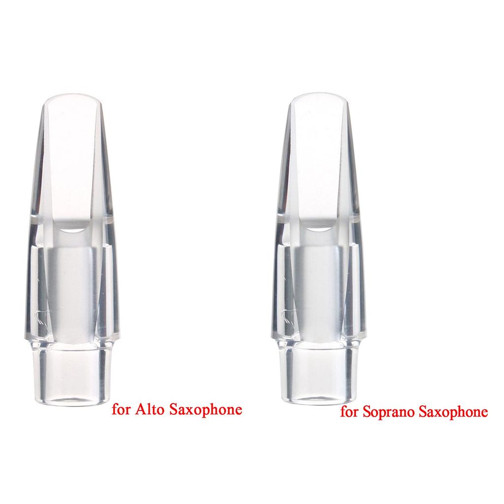 Alto Saxophone Transparent Mouthpiece E flat Crystal Mouthpiece Mini Portable for Beginner Music Player