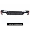 Compatible BMW New 5 Series Front & Rear Lip Kit (525/530Li) - Black Warrior MP Modification Kit.