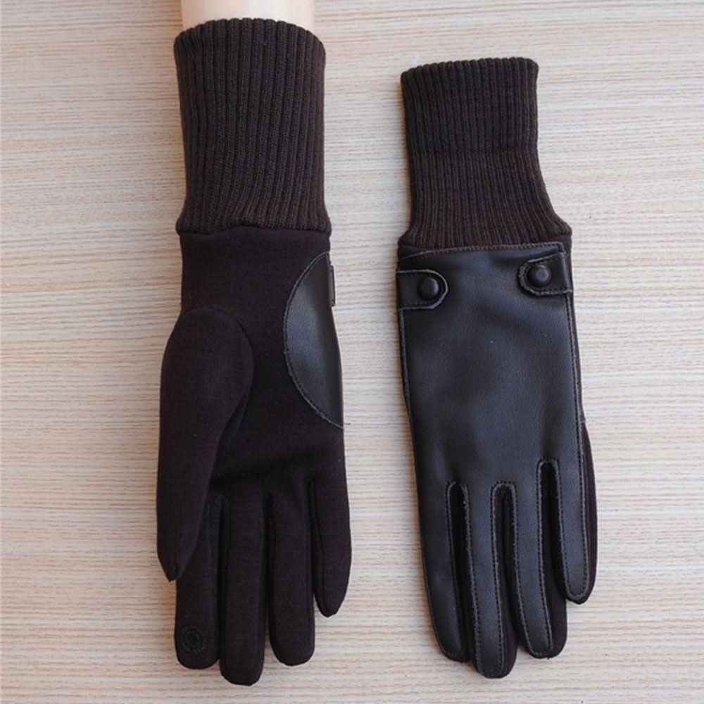 

2Pcs Thickened Winter Warm Mittens Windproof Motorcycle Gloves Women s Cycling Gloves Driving хакі