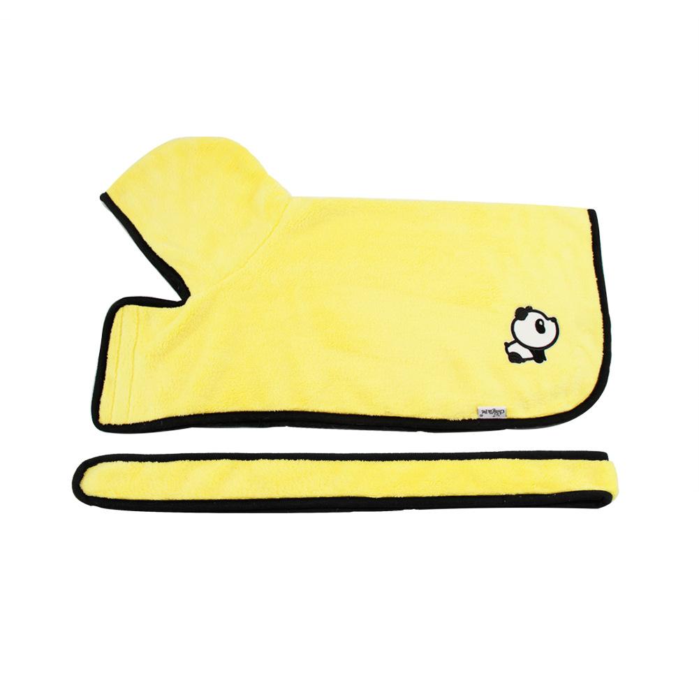 Pet Cape Bathrobe Thickened Absorbent Microfiber Dog Bathrobe Universal for Cats and Dogs