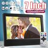 7 Inch Screen HD Digital Photo Frame + Remote Control Full Function Electronic Album Picture Music Movie LED Backlight