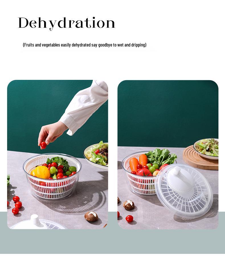 Vegetable and Fruit Dehydrator & Spinner with Wash Basin