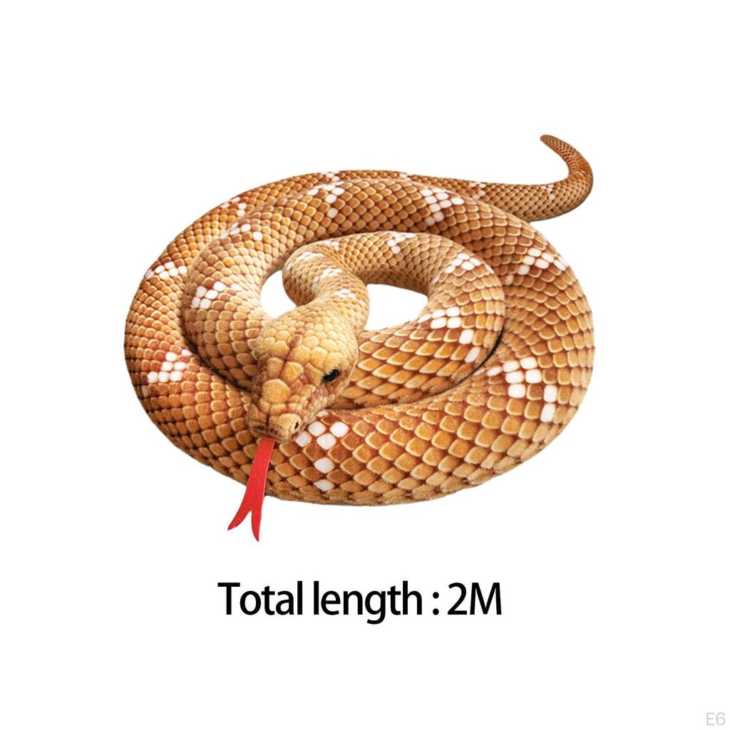 Snake Stuff Doll Room Ornament Creative Giant Plush Toy Animal