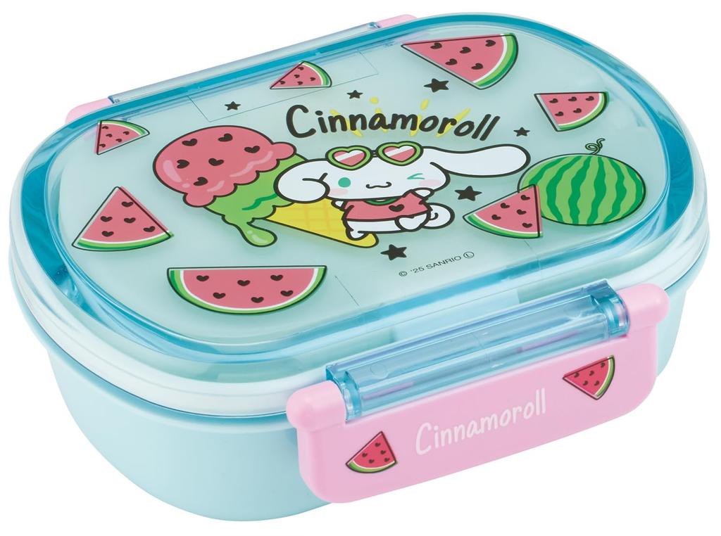 Skater Lunch Box 360ml with Ice Sanrio Cinnamoroll Watermelon Design Pack, Mania, Girl's QA2BNIC-A