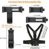 Chest Strap Rotate Phone Mount for Mobile Phone Iphone Holder Chest Strap for Gopro Hero Insta360 Osmo Camera Accessories POV
