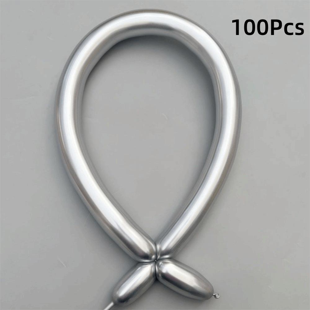 100Pcs Metallic Latex Balloons Glossy Metal Inflatable Balloon Decorations Party Decoration