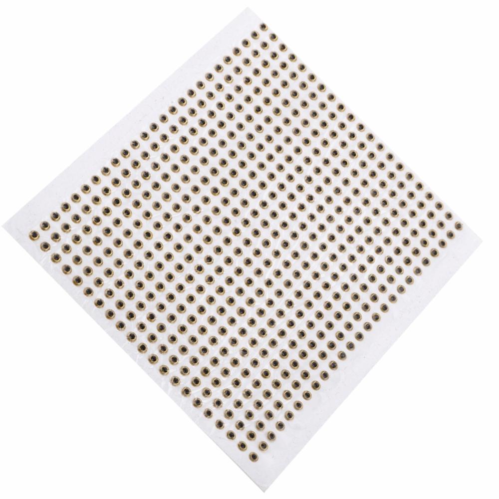 500PCS 3/4/5 Mm Fishing Lure Eye Waterproof Fake Fishing Eyes Artificial Fish Eyes  Fly Tying