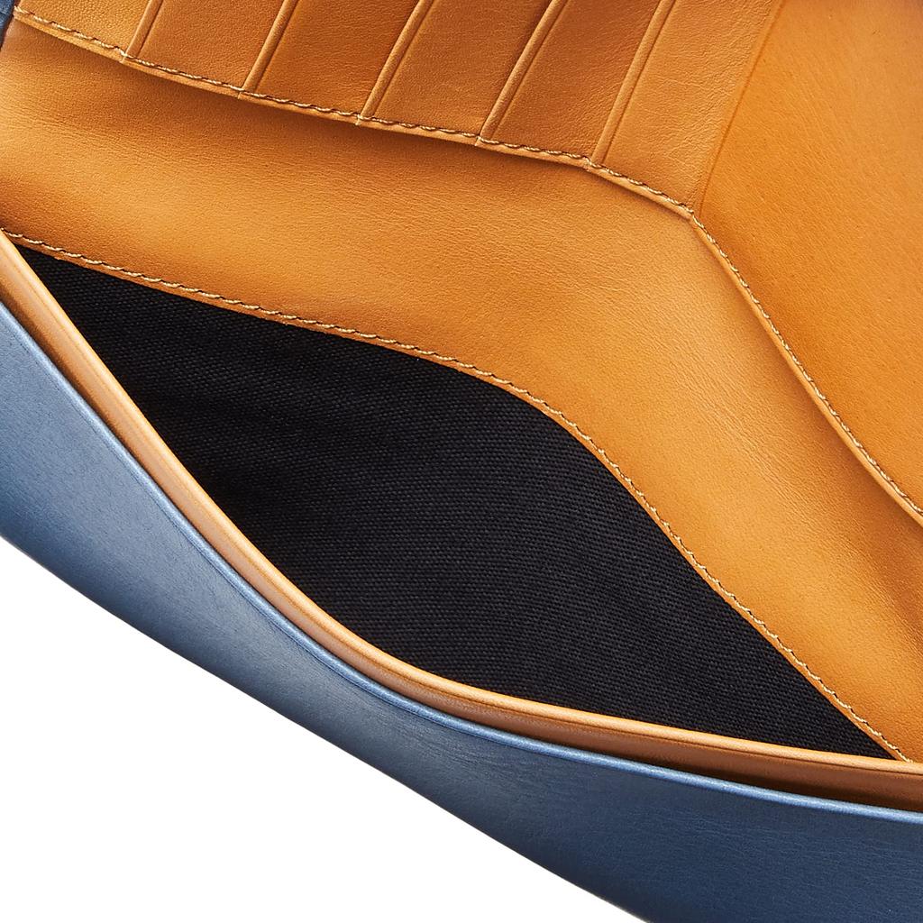 Miramilan Men's Long Wallet, Blue