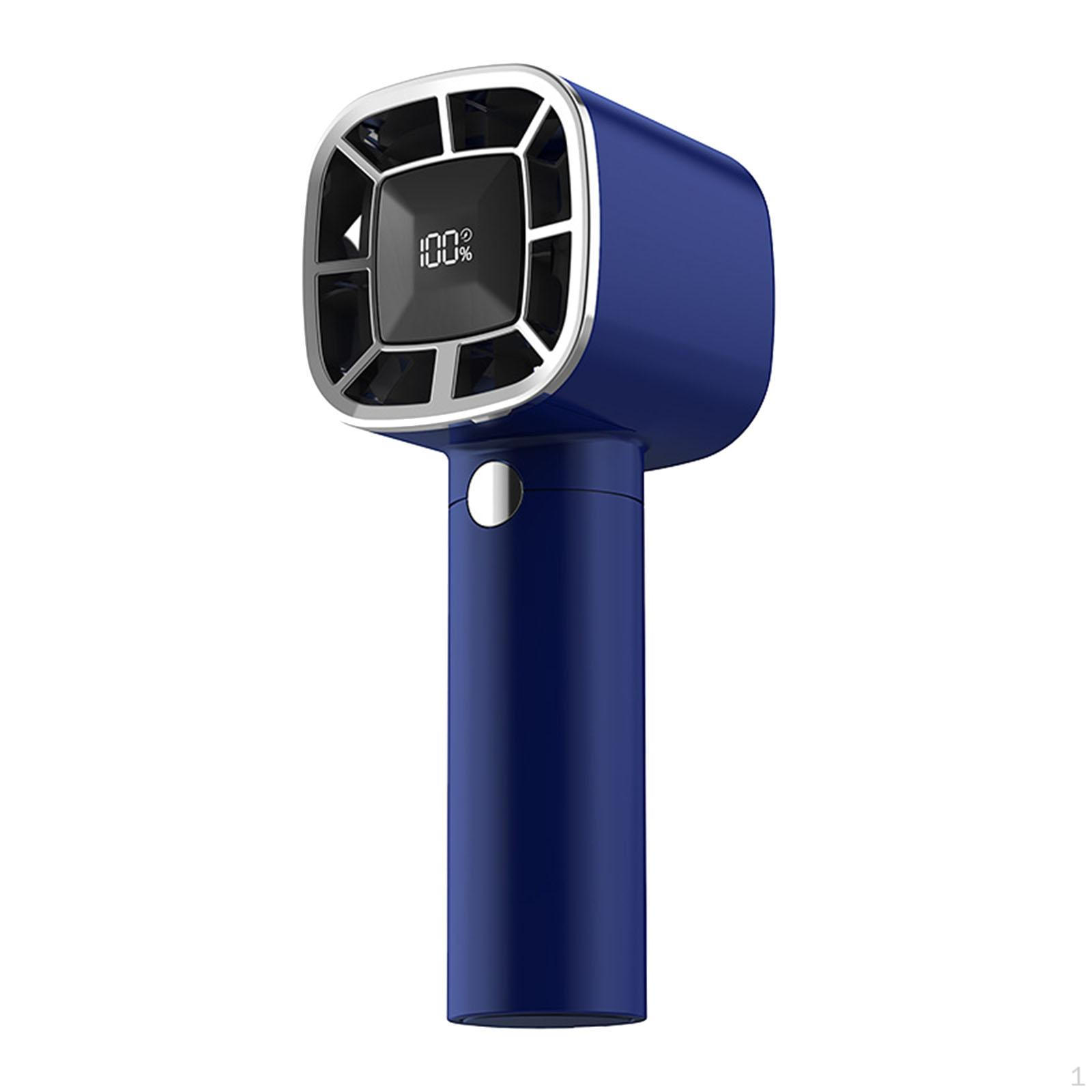 

Компактный ручной вентилятор с регулируемой скоростью и светодиодным дисплеем