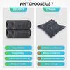 RV Step Covers 4 Pack RV Step Rug, RV Stair Covers Carpets For Mobile Home, Camper, 24 Inch Wide (24”*7.5”, Black)