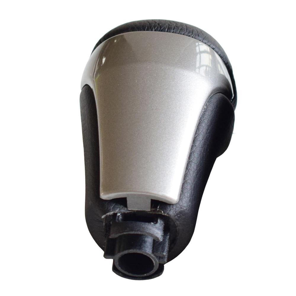 Carbon Fiber Silver Car Gear Lever Shift Knob Handle Head For Toyota Highlander Prado 2018 2019 2020 Automatic Accessories