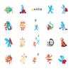 50pcs In The Night Garden Cartoon Graffiti Pvc Waterproof Diy Decorative Sticker