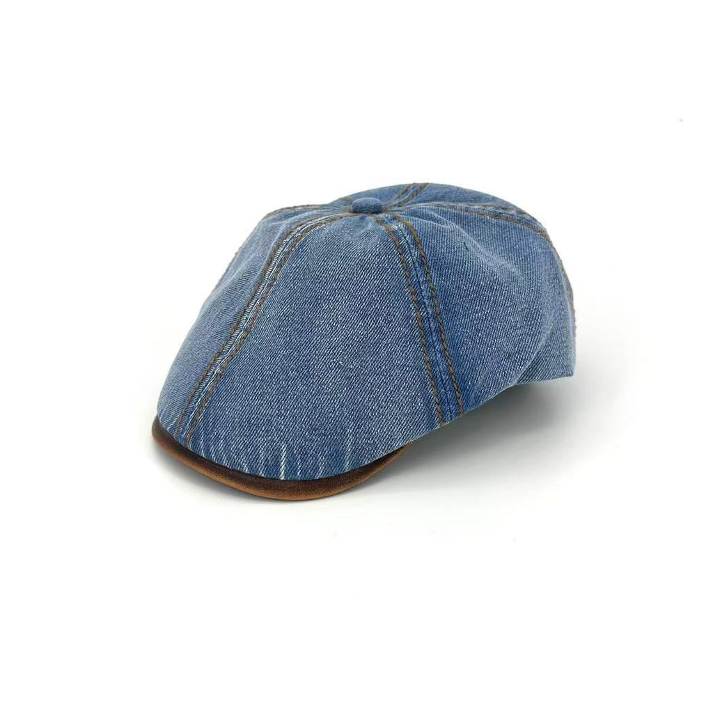 Women's Trendy Retro Denim Flat Cap - Newsboy/Beret Style Hat 2026