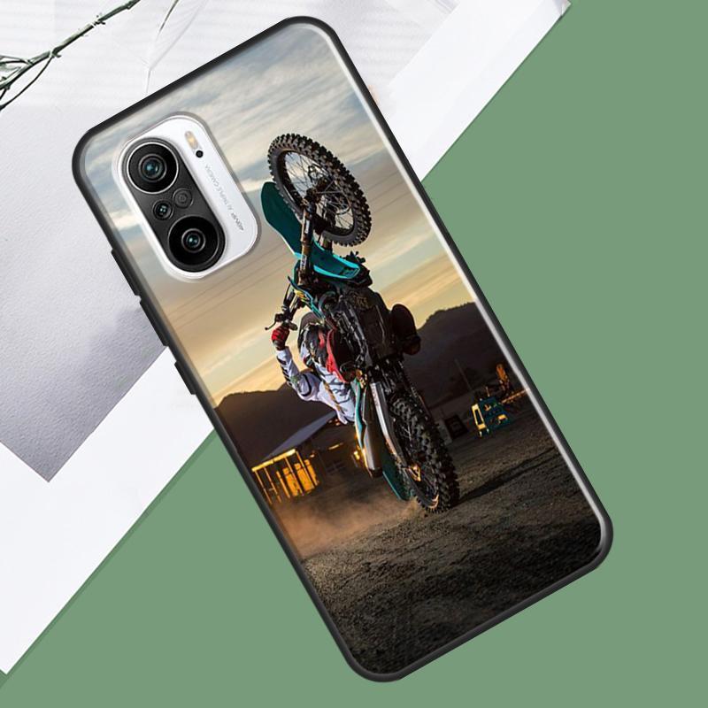 Moto Cross Motorcycle Sports Case For Xiaomi 15 Ultra 13 14 13T 14T 15T Pro 17 Pro Max POCO X7 Pro F5 F6 X5 X6 F7 Cover
