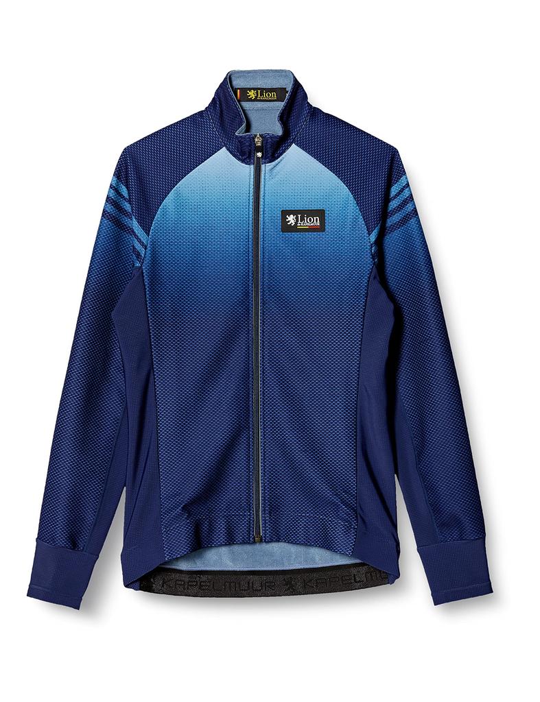 Lion De Capelmuur Competition Jacket for Cycling EVO2, Navy, XL, Fall/Winter (5°C-15°C)