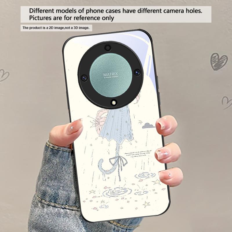 Fresh and Healing Breeze For Honor X5 Plus X30 X9c Smart X5b X9a X30 Max X50i 30 Pro 50 Pro 70 90Smart 200 Lite Glass Phone Case