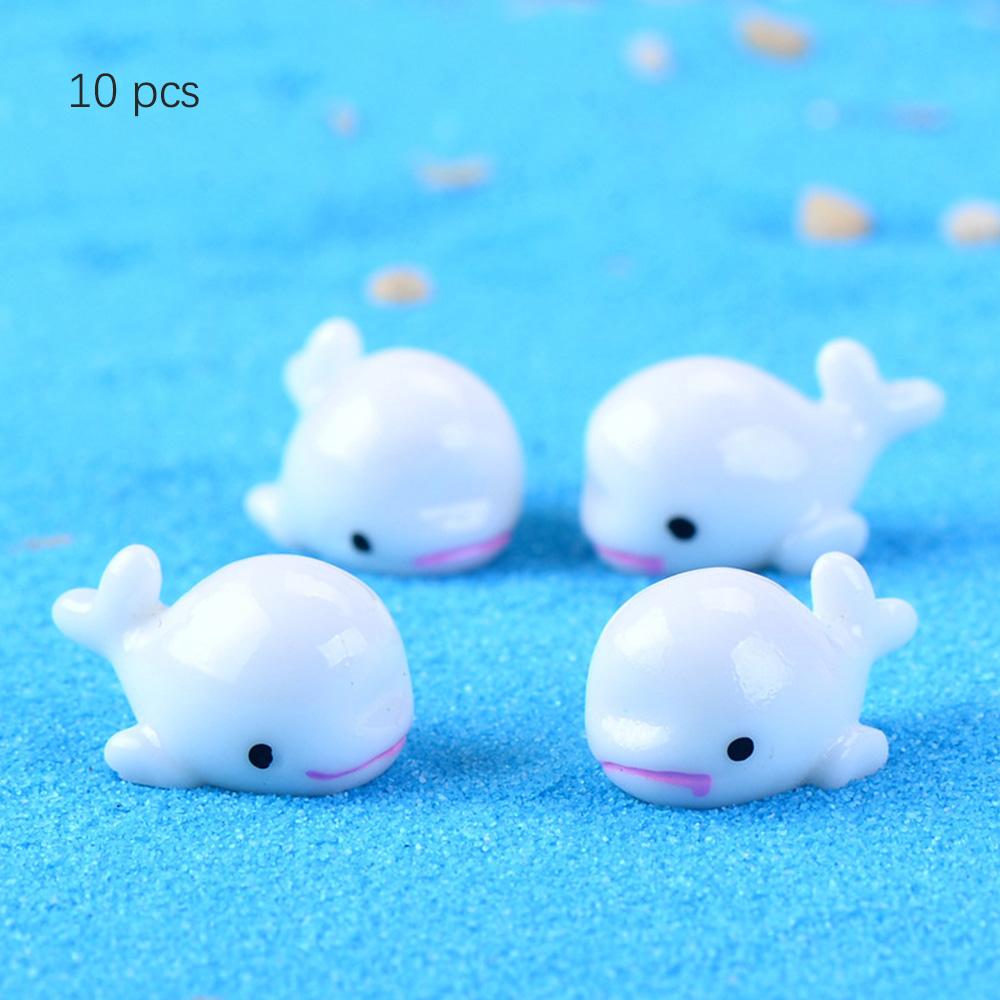 

30 шт. Симпатичные смоляные украшения в виде китов, семейные микроландшафтные украшения, мини-поделки, миниатюрные фигурки для домашнего декора, аксессуары для китов