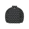 MLB New York Yankees FW22 Diamond Old Flower Short Down Jacket Unisex Jacket Black 3ADJM0826-50BKS