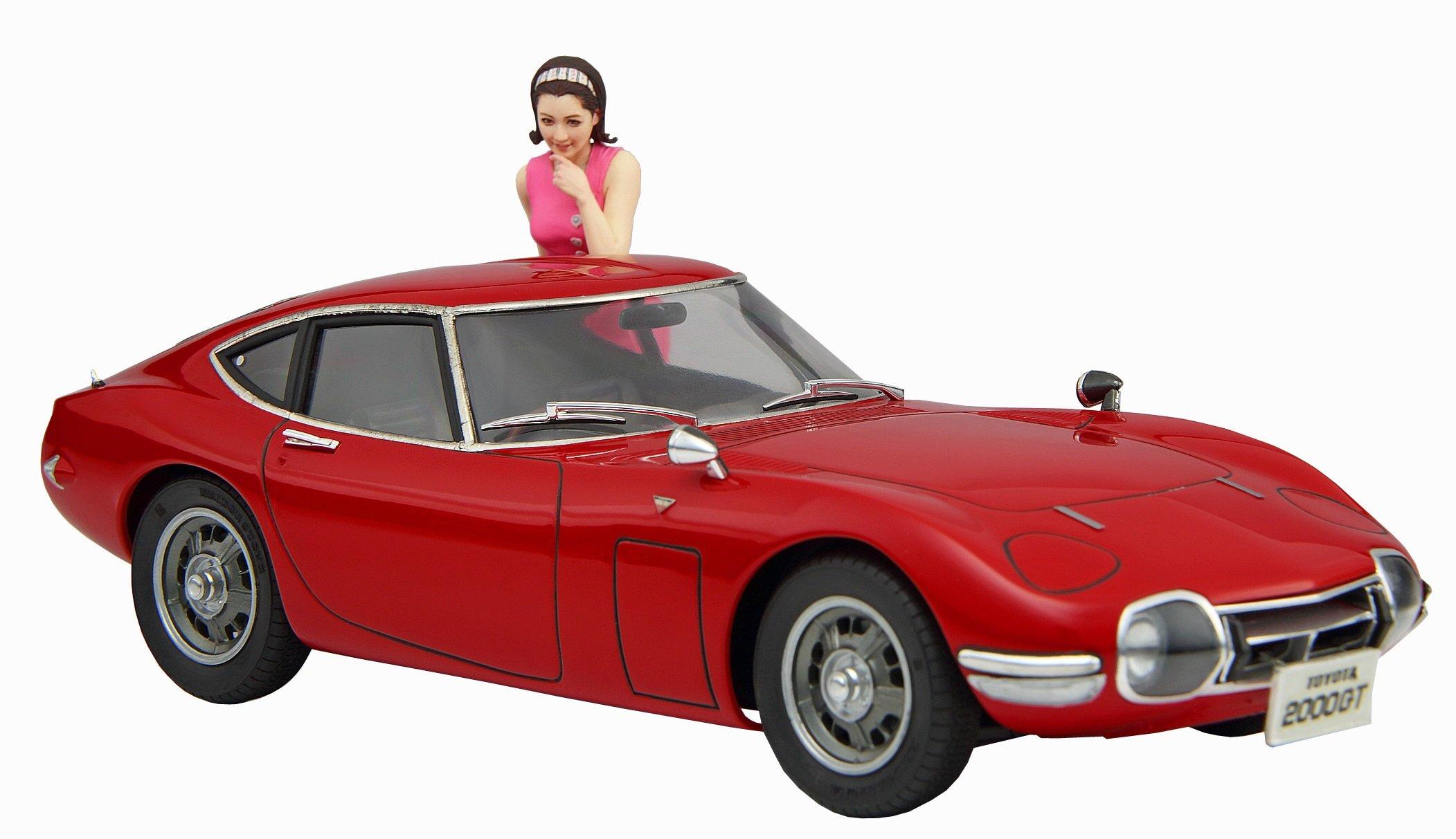

Hasegawa Toyota 2000GT Girls Figure Пластикова модель SP366 1/24 w/60s
