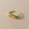 BFCLUB Silver Color Rings for Women Simple Geometric Handmade Irregular Retro Ring Gold Fashion Allergy For Birthday Gift