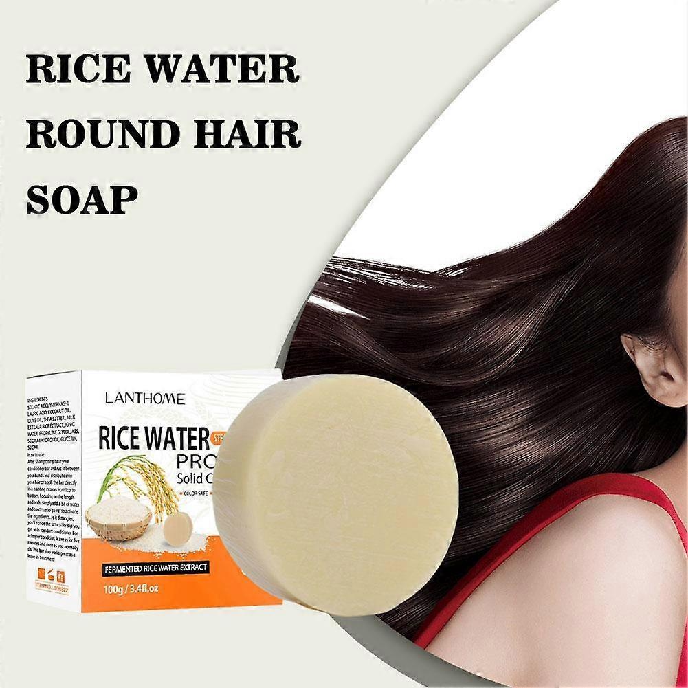 Reiswasser Runde Haarpflege Seife 100g