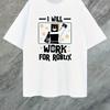 Paneled Pattern T-shirt - Casual Designer Trendy Top