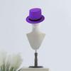 Plastic Top Hat with Fluorescent Color for Themed Parties Costume Accessories Hat Headwear Music Festival Props Fedoras