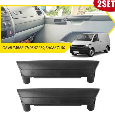 2Pcs Car Protective Door Handle Cover Mount For Transporter For T5 2009-2015 7H0867179, 7H0867180 Interior Parts