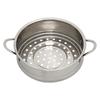 Stainless Steel Pot Cooking Pot Insert and Vented Glass Lid Stack and Steam Pot Set for All Cooking Surfaces