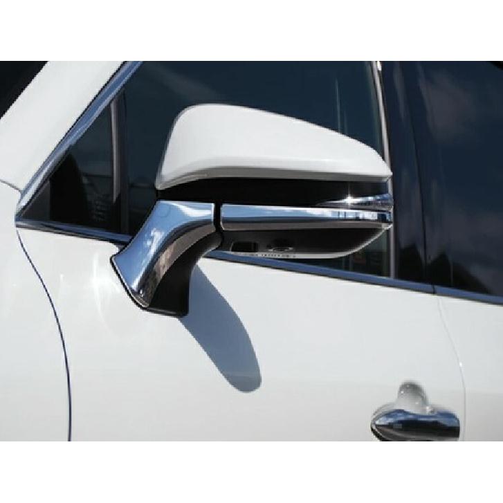 Chrome Rearview Mirror Side Cover Trim Strip For -2024 Toyota Harrier Venza