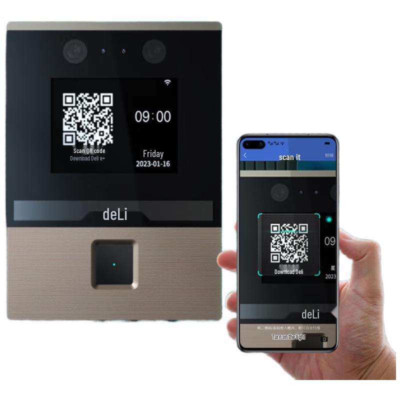 Deli DL-D3 Smart Biometric Time Clock