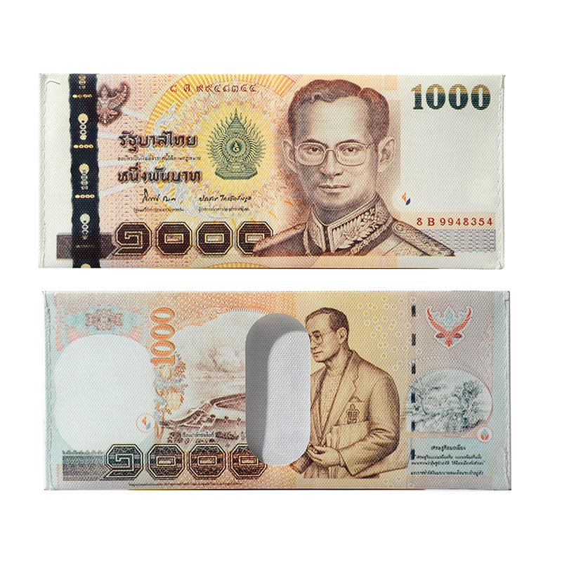 Unisex Creative Banknote Coin Pattern Wallet - Trendy US Dollar Design