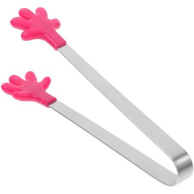 Mini kleště Nerezová ocel Kbelík na led Svačinové kleště na vaření Vhodné do myčky Nádobí Barevný kuchyňský gadget Kuchyňský gadget