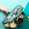 Seasoning Jar Multi-functional Plastic Storage Seasoning Box Multi Grid Salt Jar Pepper Sugar Bowl Spice Condiment Container