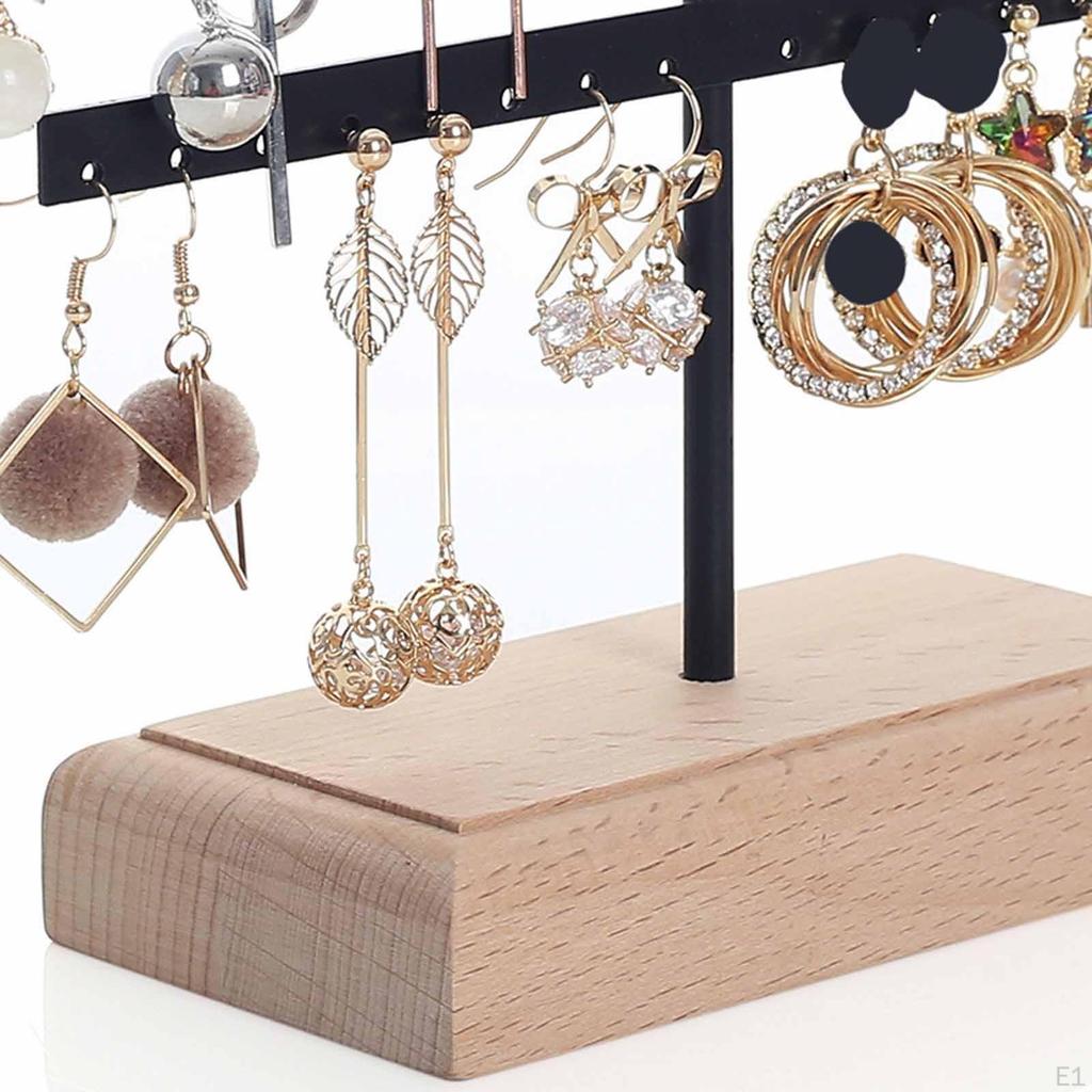 Earrings Organizer Dangling Holder Gift for Mom 3 Tiers Ear Studs Jewelry Display