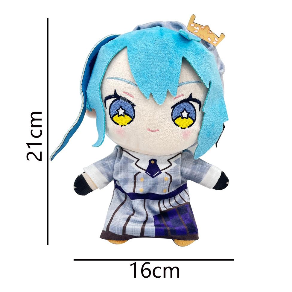 Hololive Plush Toy Hoshimati Suisei Inugami Korone Houshou Oozora Marine Gawr Gura Cosplay Plushie Stuffed Dolls Birthday Gifts