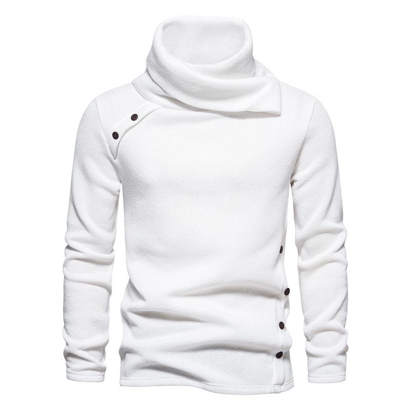 Men S Mock Turtleneck Knit Sweater Casual Solid Long Sleeve