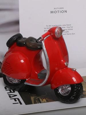 1 Piece Cartoon Car Motorcycle Bulldozer Piggy Bank Ornament Decoration