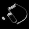 Removable Sound Conveyance Coil Sound Air Tube In-Ear Earplug Clear Detachable for Professional Security Operation