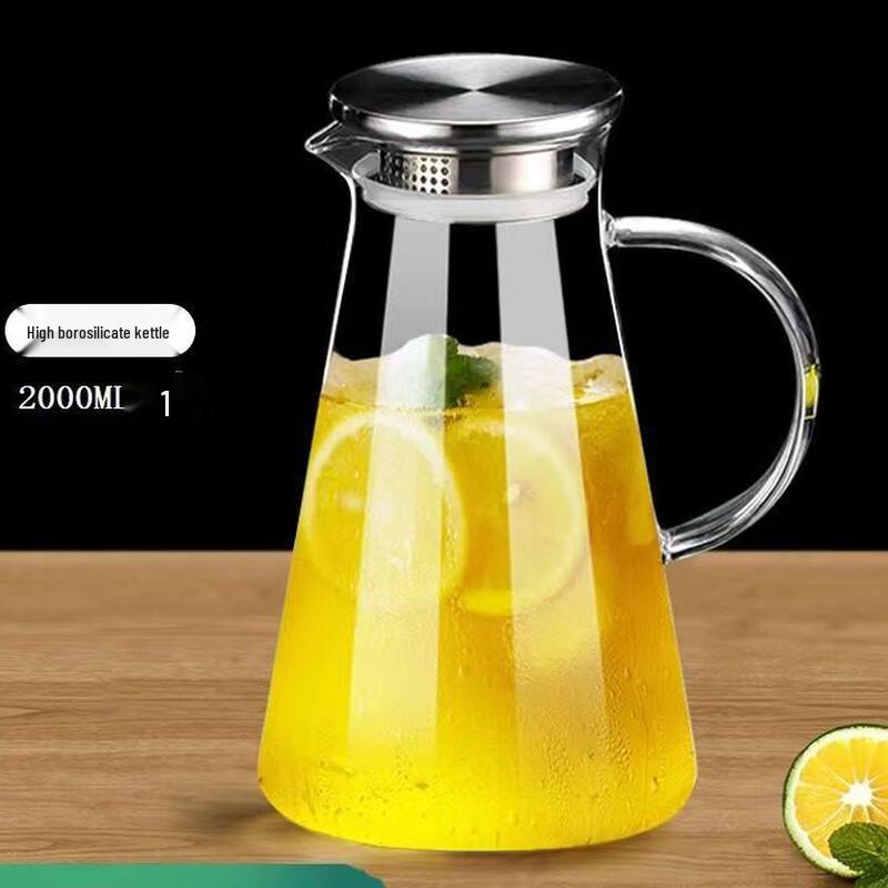 TingLe High Borosilicate Glass Water Pitcher