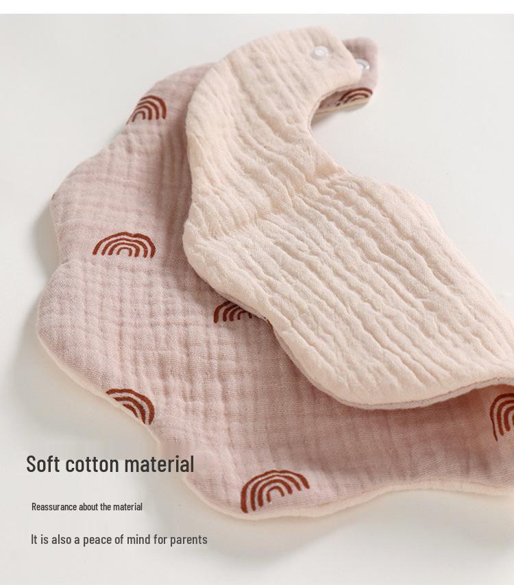 Sześcio-warstwowy bawełniany muślinowy śliniaczek i ochraniacz na brzuszek dla dziecka