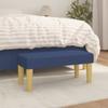 Day and Night - Day and Night Blue Fabric Bench 70x30x30 Cm